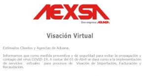 Visación Virtual AEXSA